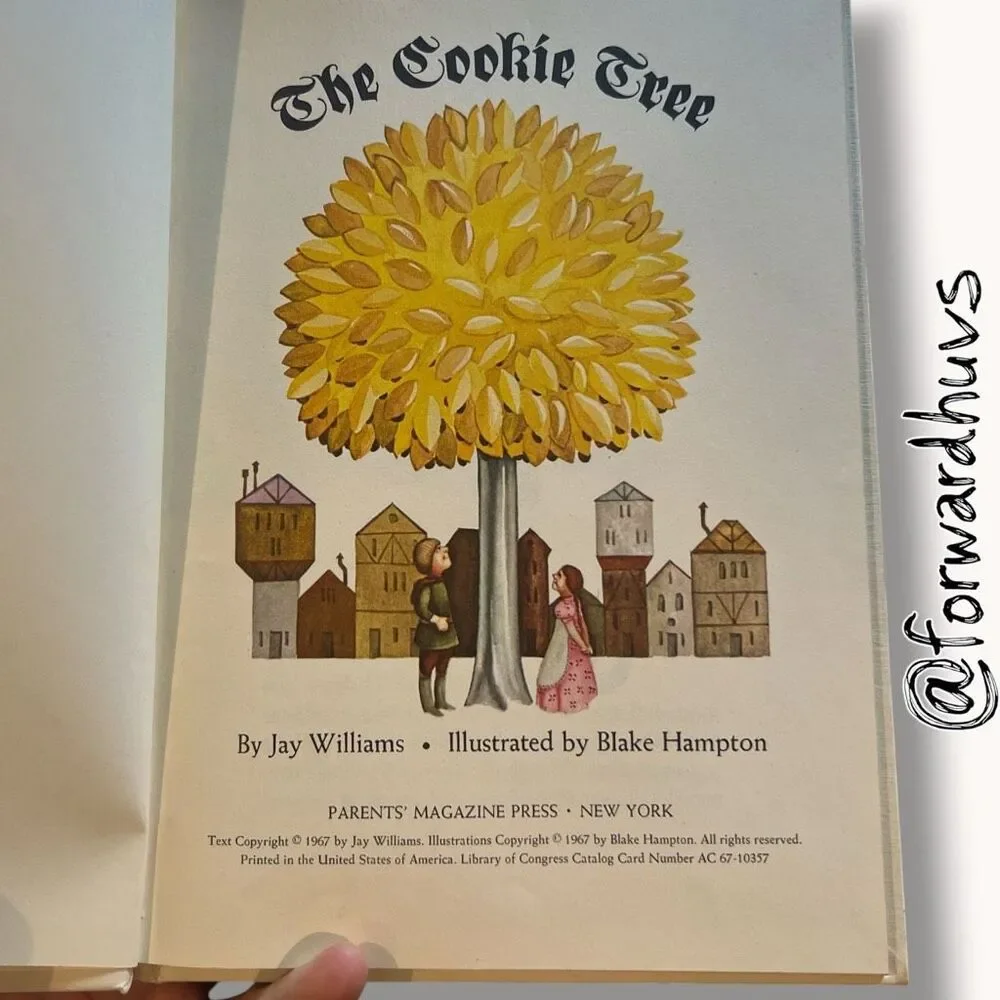 The Cookie Tree First Edition Hardcover Jay Williams Blake Hampton 1967
